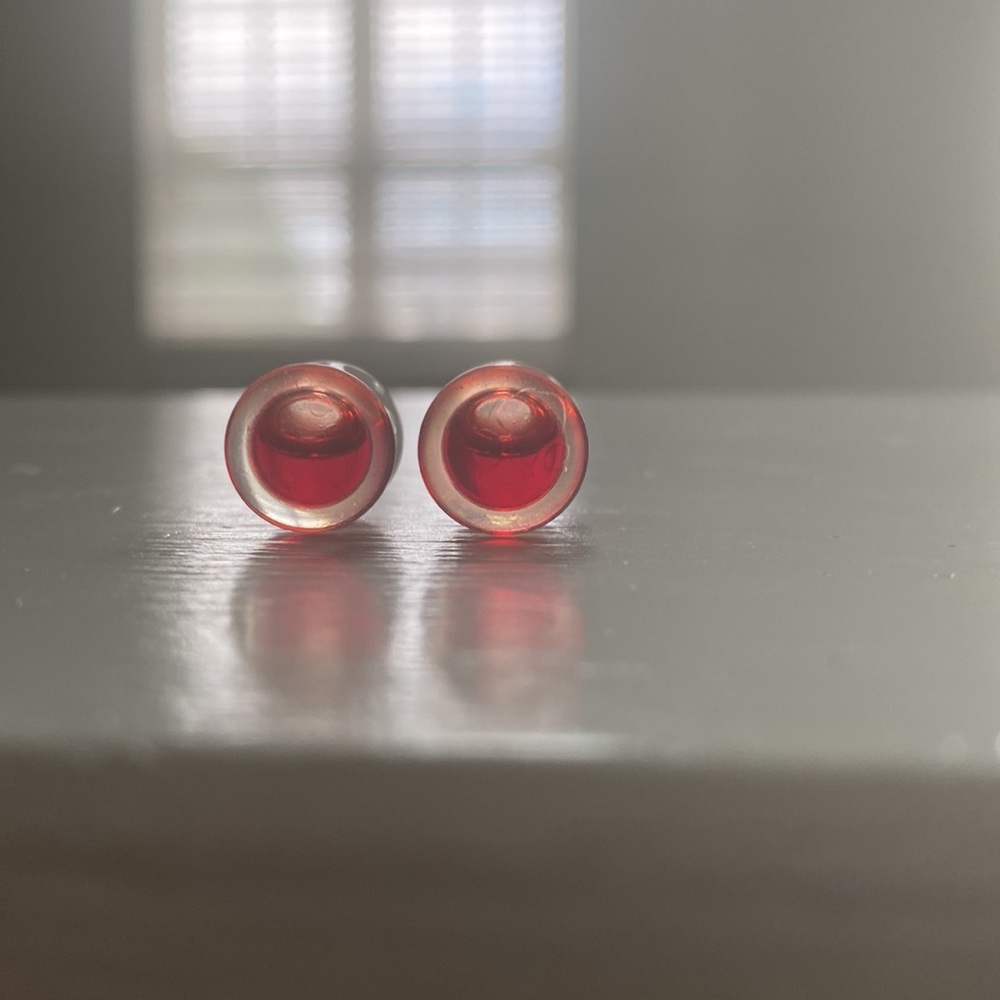 00g blood double flared plugs
